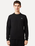 Moletom Lacoste Masculino Crewneck Sport Mesh Panels Preto