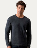 Suéter Calvin Klein Jeans Masculino Tricot Gola Careca com Logo Preto