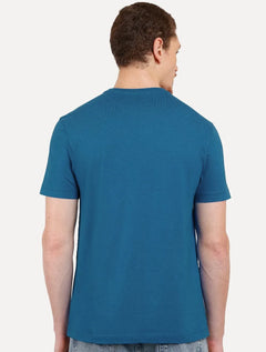 Camiseta Aramis Masculina Basic Lisa Light Icon Azul Petróleo