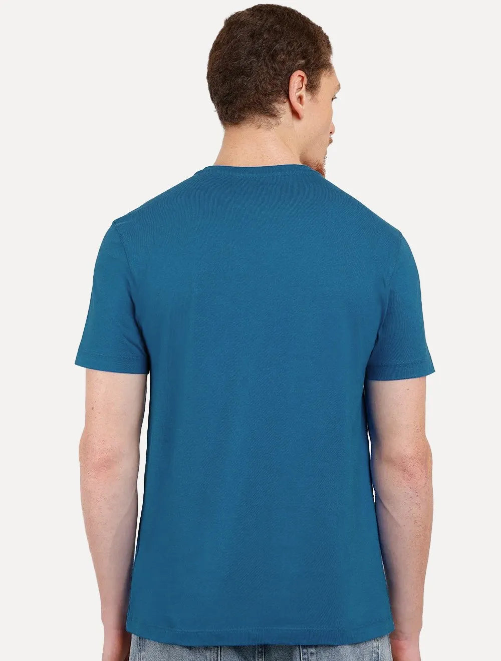 Camiseta Aramis Masculina Basic Lisa Light Icon Azul Petróleo