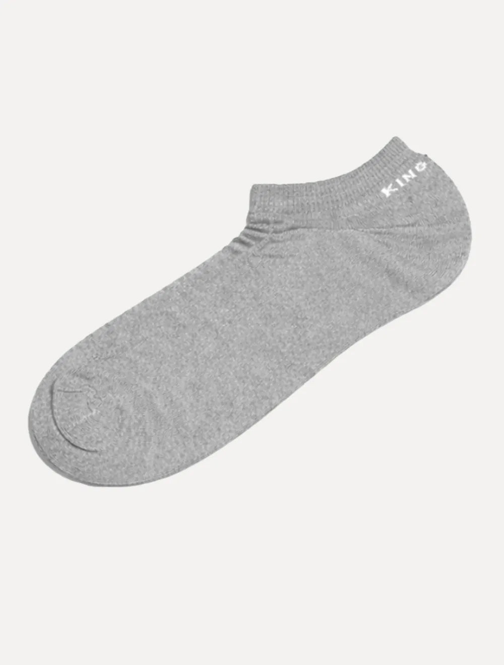 Meia King & Joe Cano Curto Cinza Mescla Kit 3 Pares