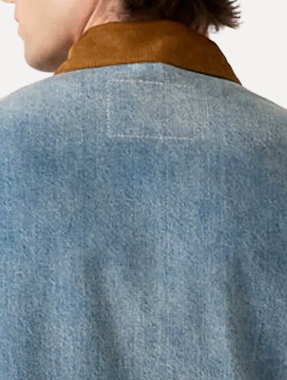 Jaqueta Levis Jeans Masculina Jacket Mechanics Full-zip Azul Clara