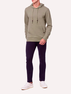 Moletom Calvin Klein Jeans Masculino Hoodie Cargo Caqui Médio