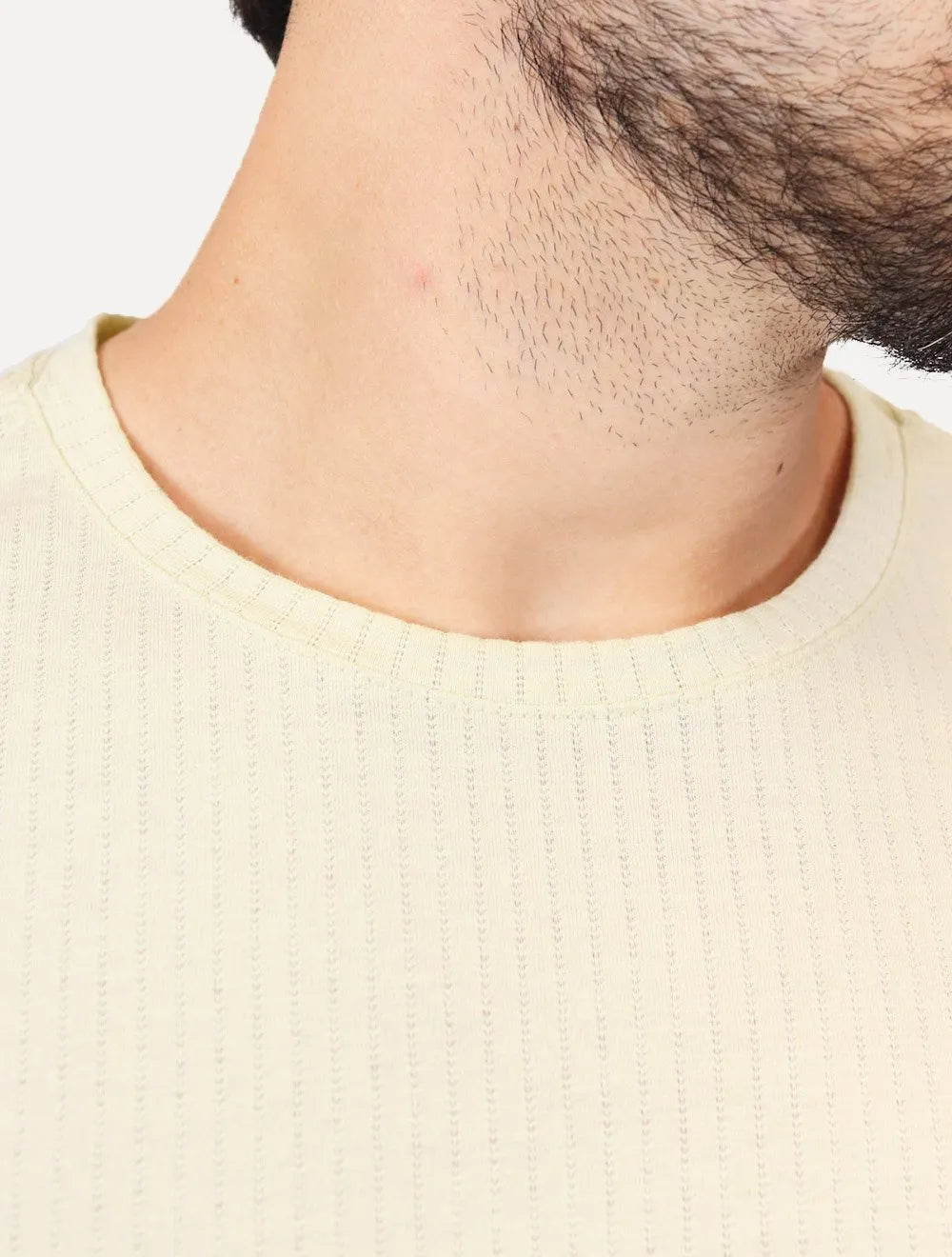Camiseta Reserva Masculina Maquinetada Listrada Areia