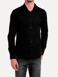 Camisa John John Masculina New Slim Logo Preta