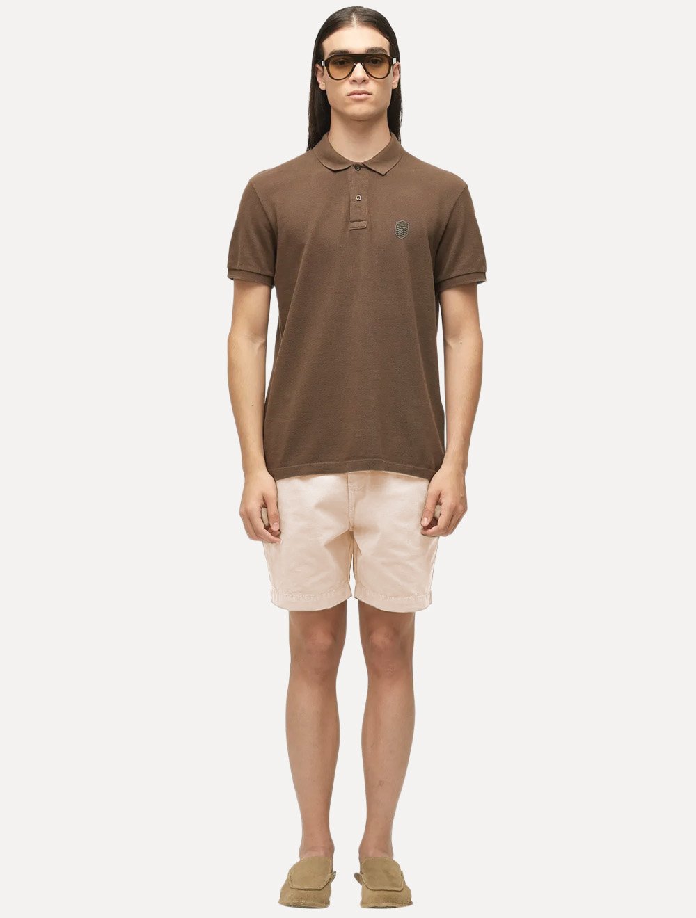 Bermuda Osklen Masculina Sarja Cotton Blithe Off White
