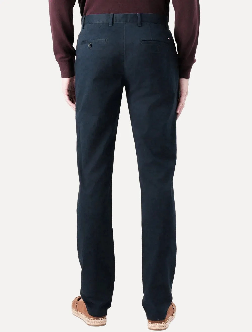 Calça Tommy Hilfiger Masculina Straight Fit Denton Essential Azul Marinho