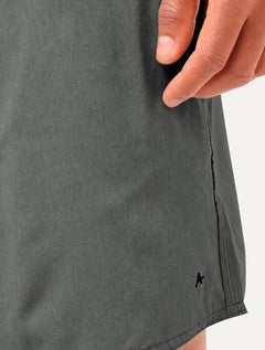 Short Aramis Masculino D'Água Elastico Logo Cinza Escuro