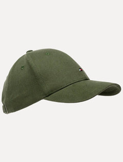 Boné Tommy Hilfiger Masculino Classic Cap Flag Tape Verde Militar