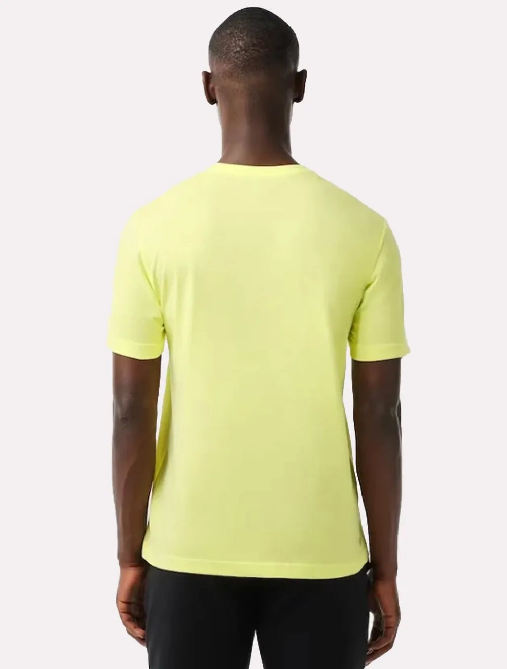 Camiseta Lacoste Masculina Basic Sport Quick Dry Verde Lima