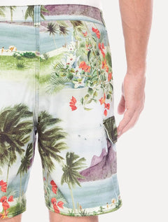 Bermuda Osklen Masculina Sarja Casual RJ Color Off-White