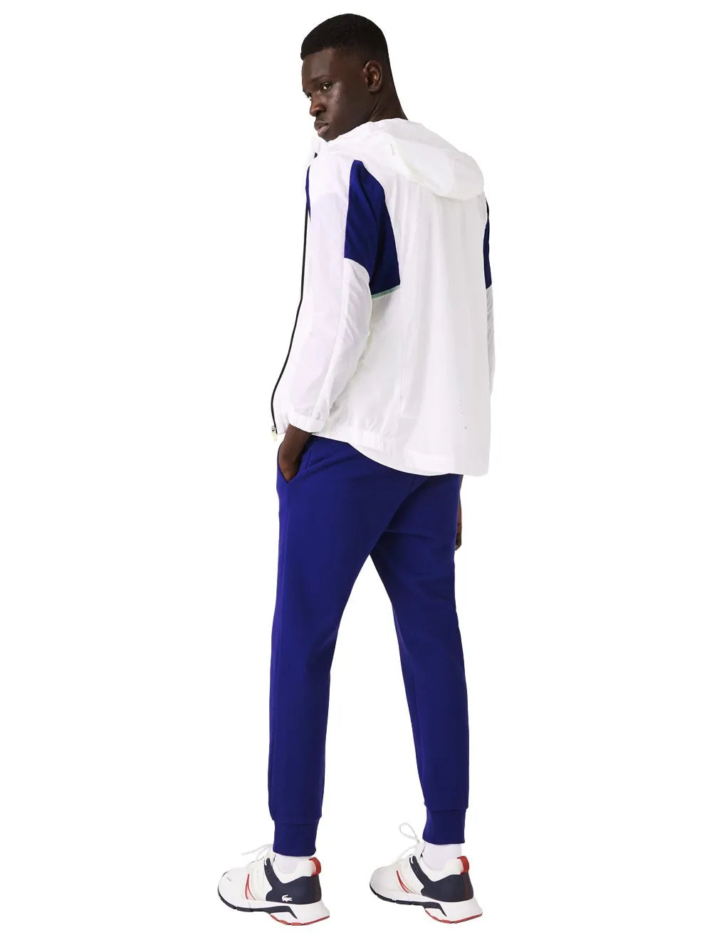 Calça Lacoste Masculina Moletom Sport Croco Icon Azul Royal