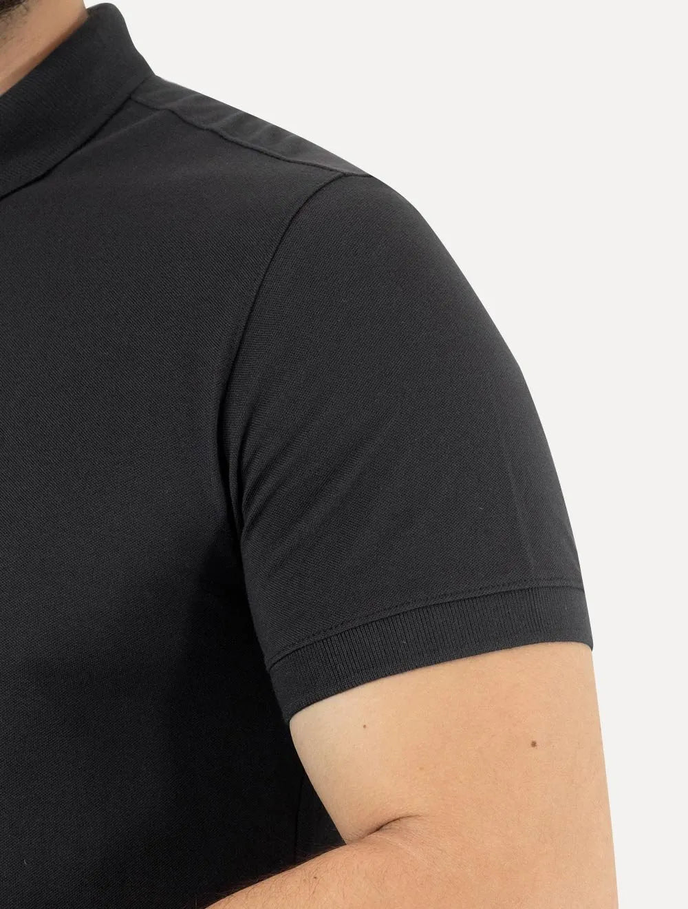 Polo John John Masculina New Simple Light Button Chumbo