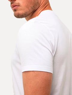 Camiseta Ellus Cotton Fine Dots Foils Classic Branca