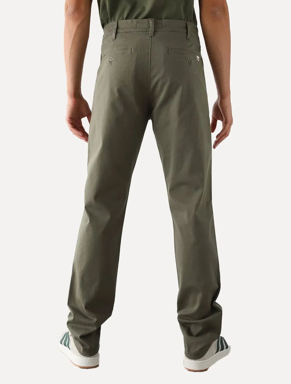 Calça Lacoste Masculina Sarja Chino Slim Fit New Classic Verde
