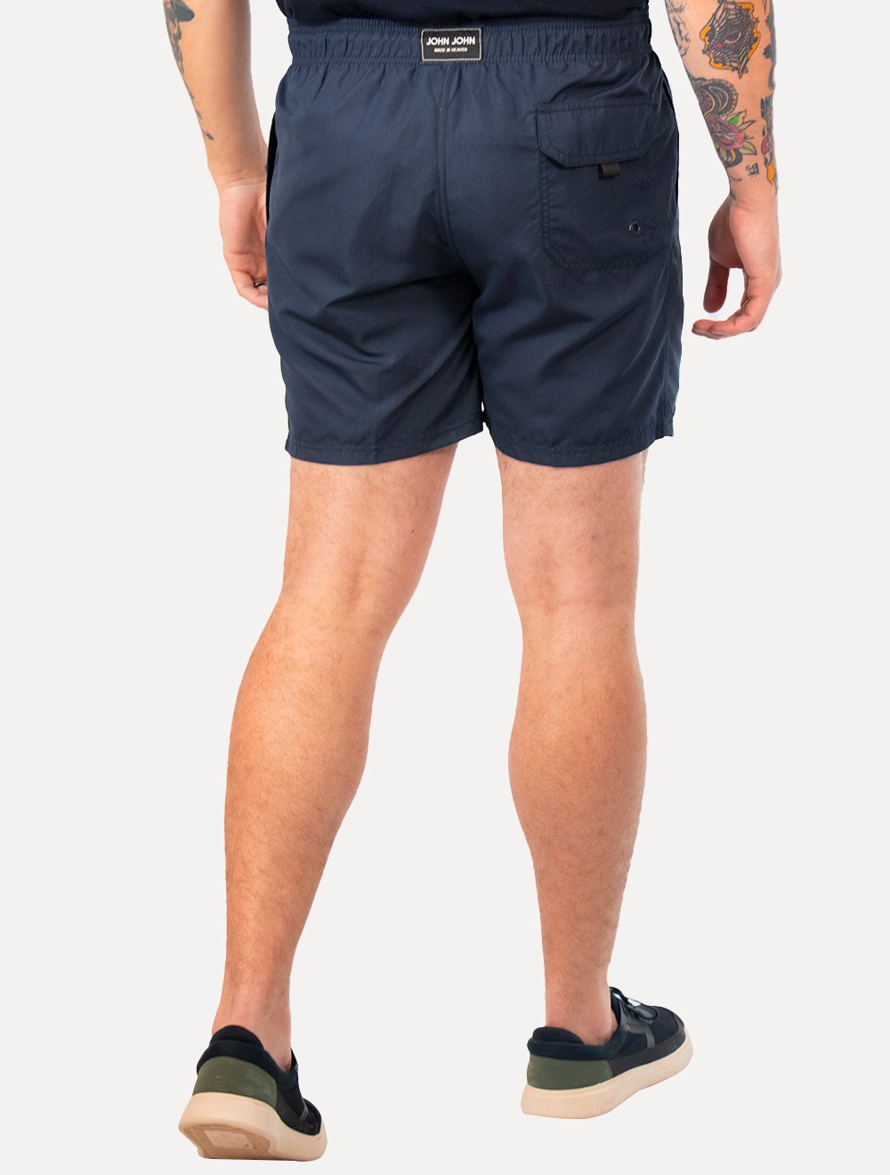 Short John John Masculino Trancoso Fiji Azul Marinho