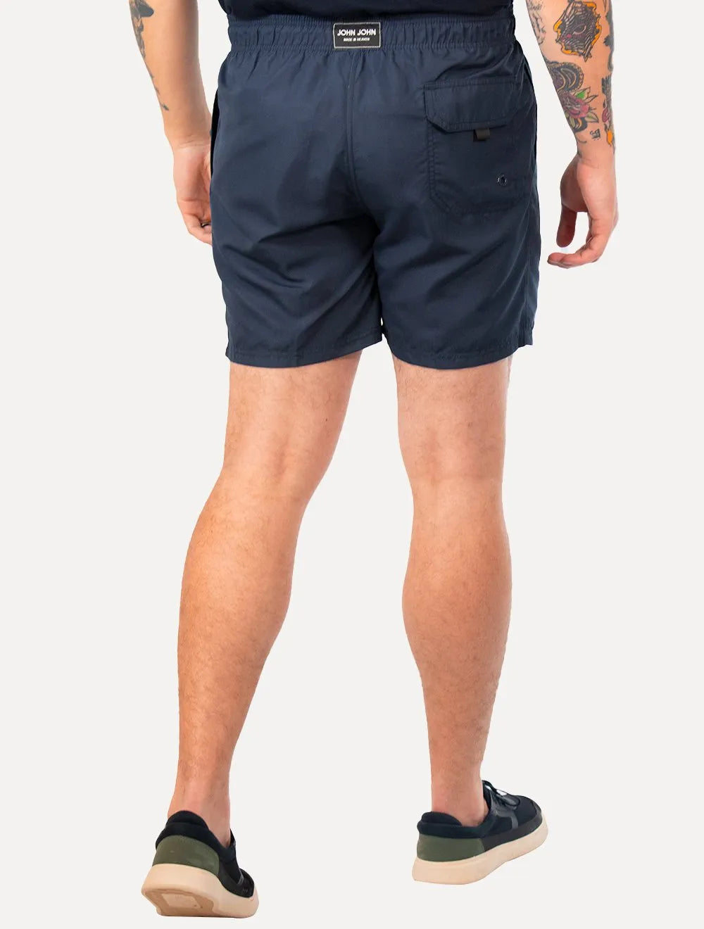 Short John John Masculino Trancoso Fiji Azul Marinho