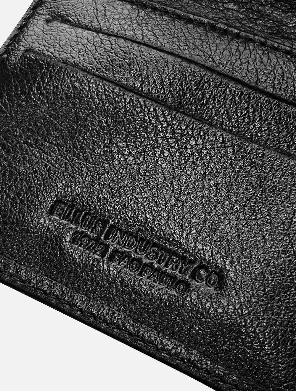 Carteira Ellus Masculina Porta-Cartão Couro Ellord Preta