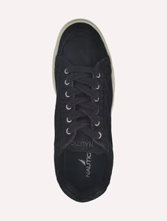 Tênis Nautica Masculino Texitil Logo Fanton Preto