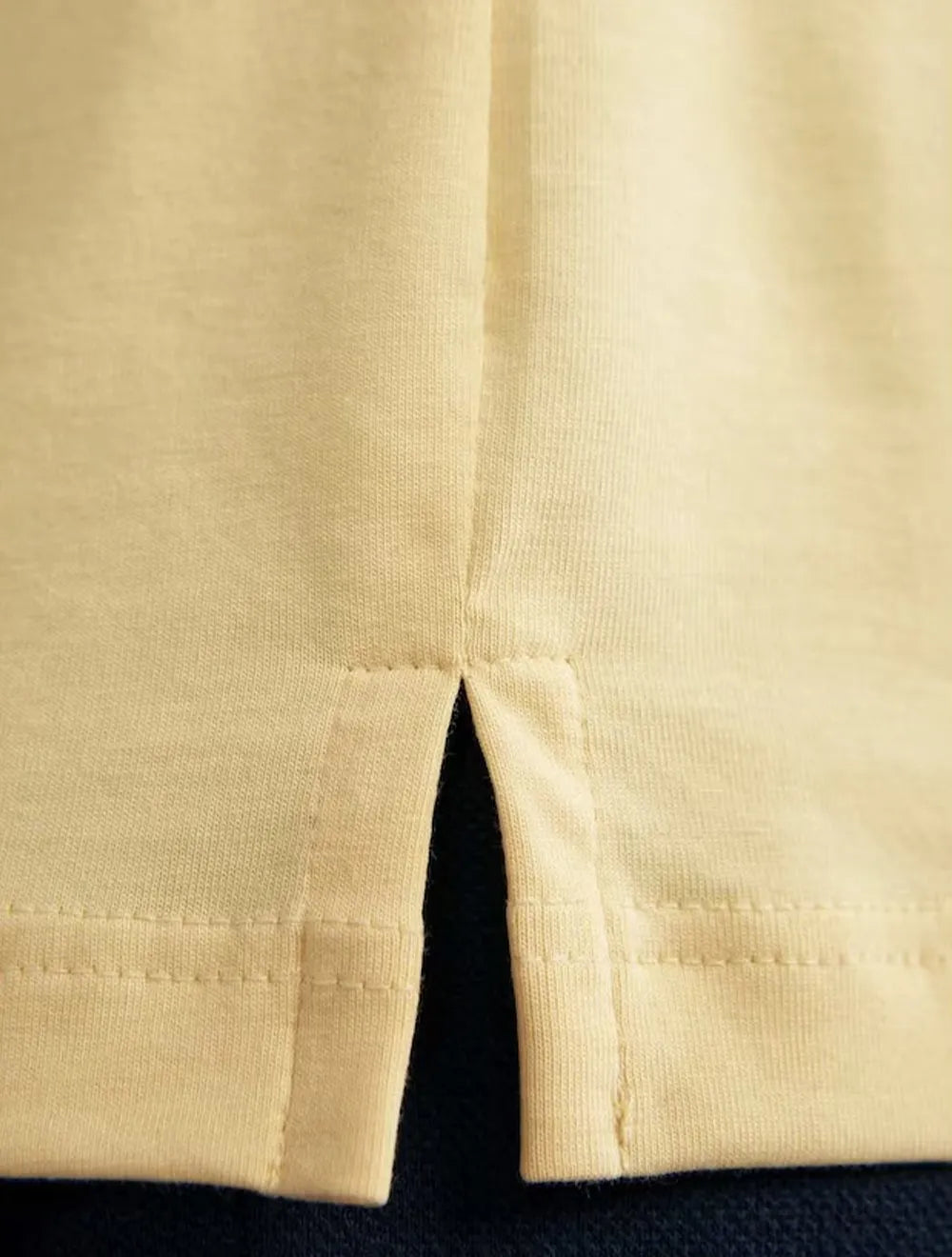 Polo King & Joe Masculina Piquet Slim Friso Bandeira Amarelo Claro