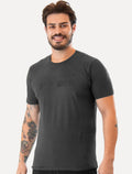 Camiseta Guess Masculina Rubber Logo Sash Chumbo