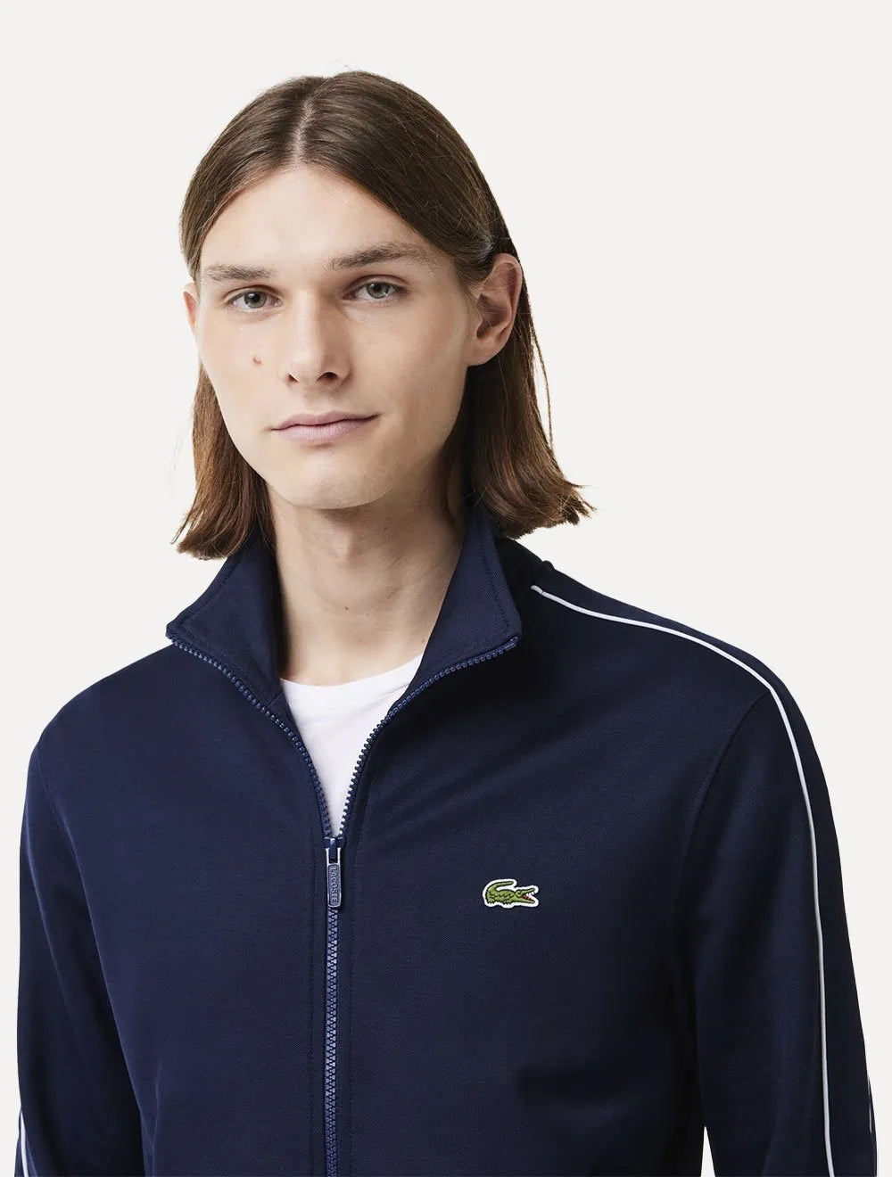 Moletom Lacoste Masculino Sport Piquet Original Paris Azul Marinho