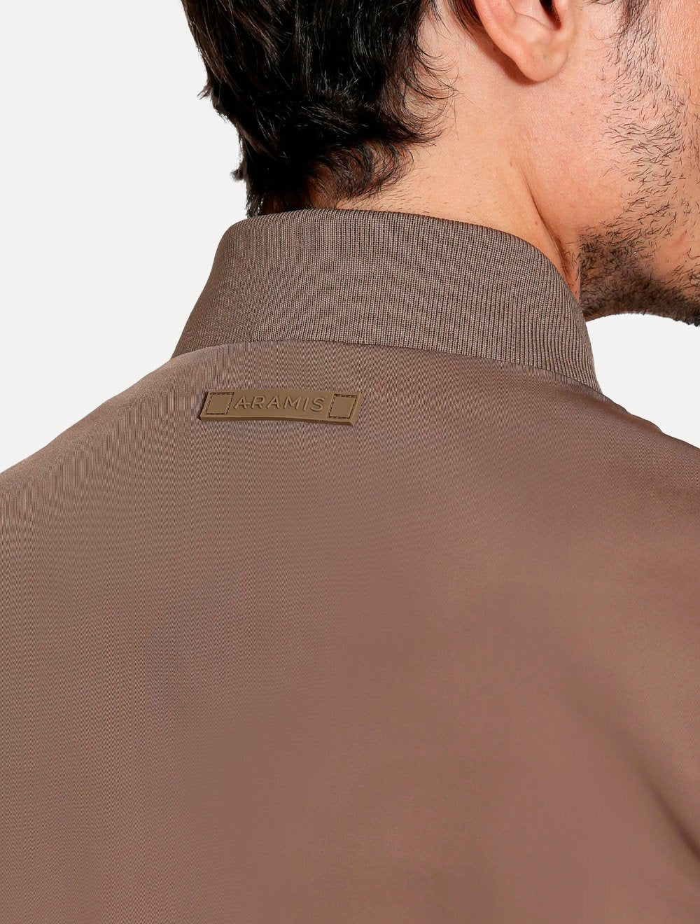 Jaqueta Aramis Masculina Nylon Bomber Liquid Repeller Marrom