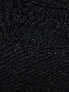 Calça Jeans Armani Exchange Masculina J14 Fleece Slim 5 Pockets Azul Marinho