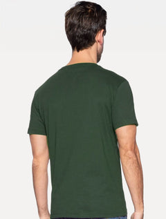 Camiseta Tommy Hilfiger Masculina Essential Cotton Verde Escuro