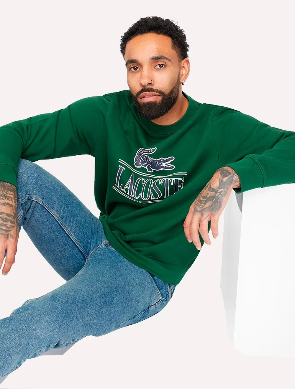 Moletom Lacoste Masculino Cotton Fleece Branded Jogger Verde