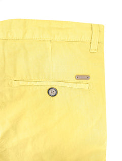 Bermuda Reserva Masculina Eco Viscose Lisa Amarela