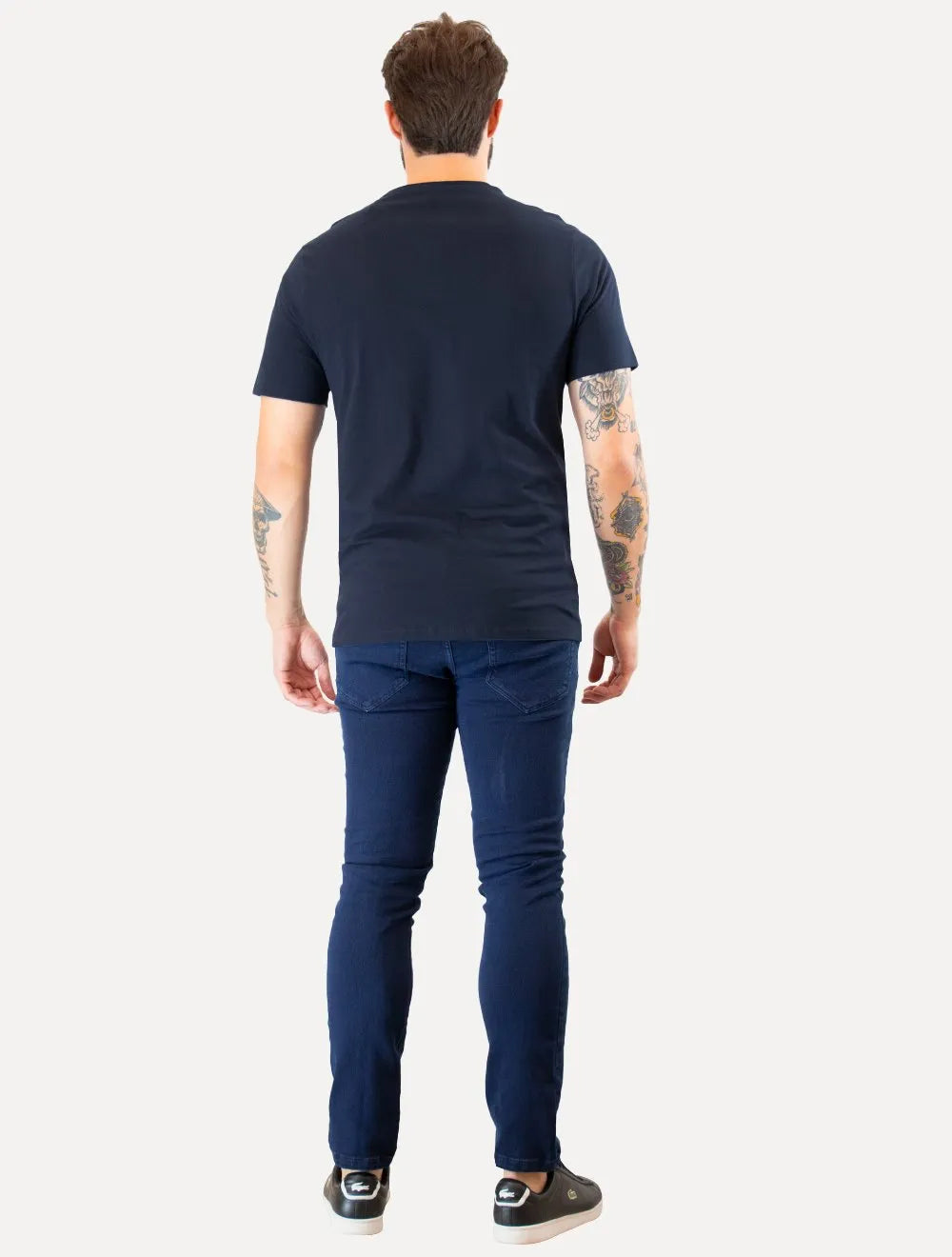 Camiseta Calvin Klein Masculina Sustainable Coordinates Azul Marinho