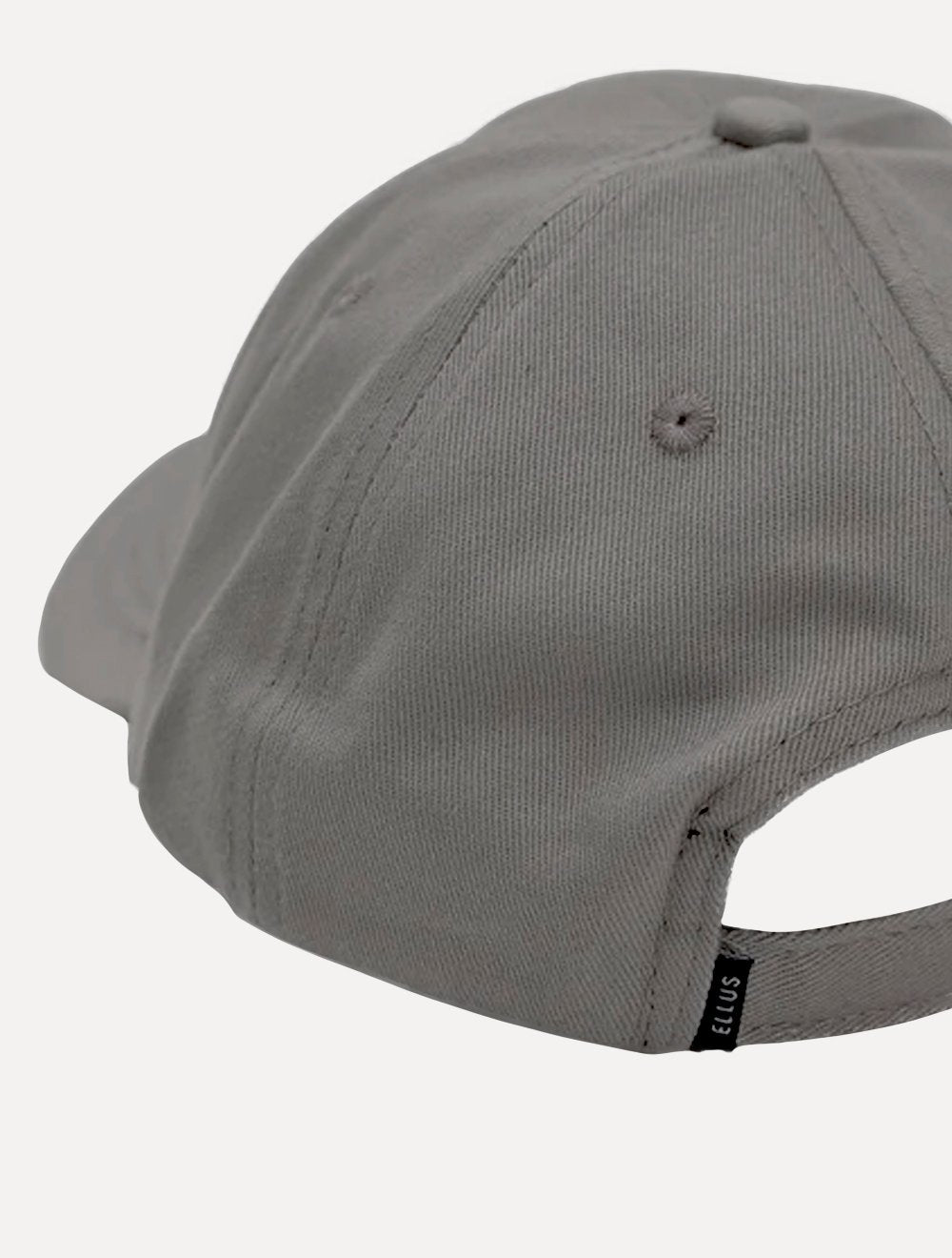 Boné Ellus Masculino Metal Logo Cinza