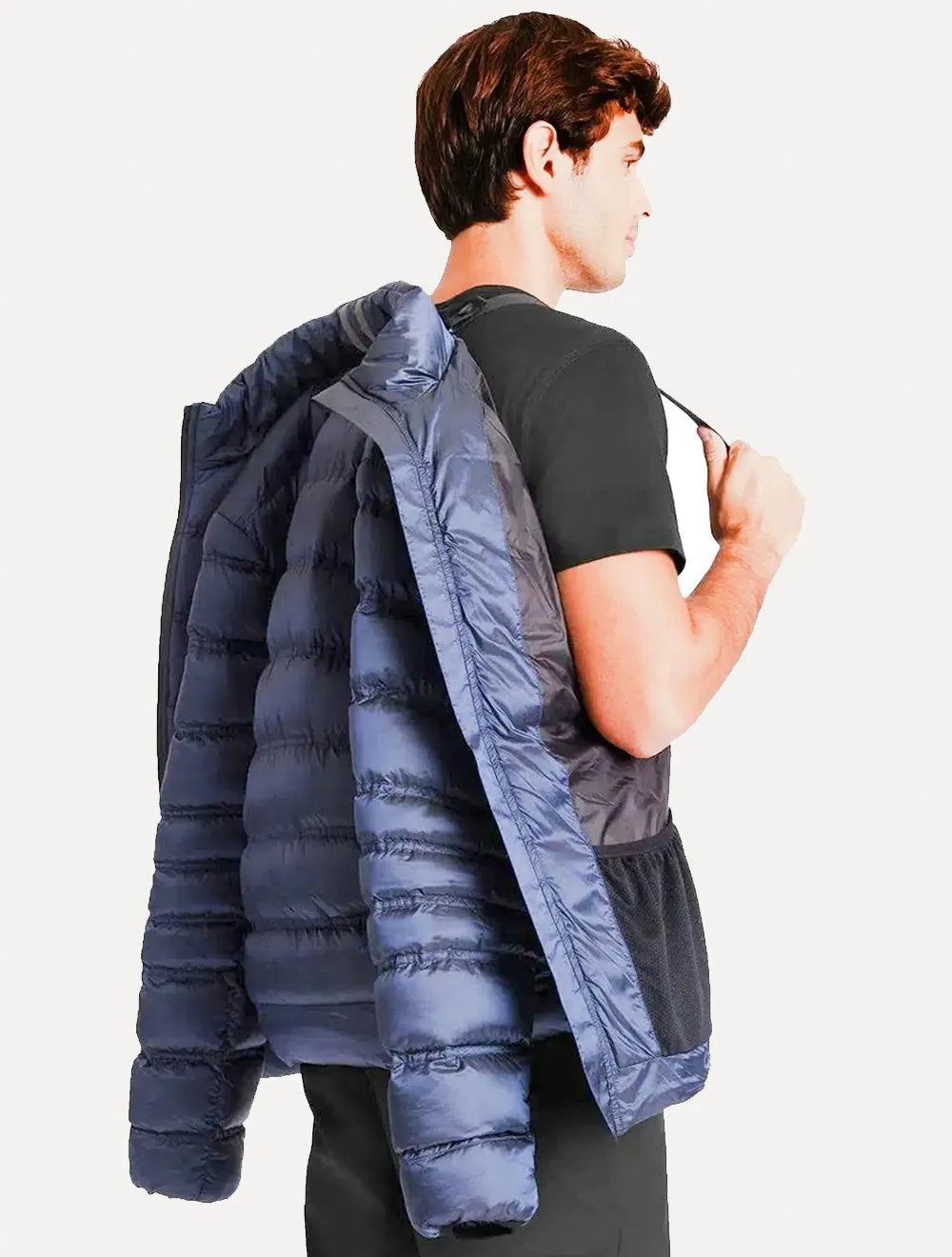Jaqueta Aramis Masculina Nylon Liquid Repeller Azul