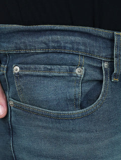 Calça Levis Jeans Masculina 512 Slim Taper Stretch Azul Médio