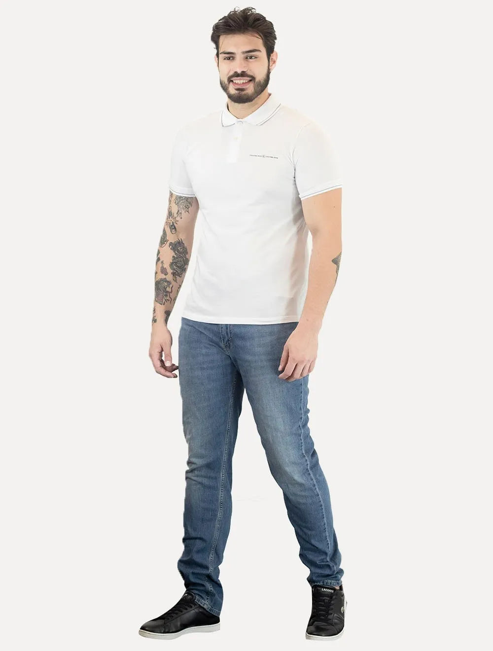 Calça Levis Jeans Masculina 511 Slim Lightweight Stretch Azul Médio