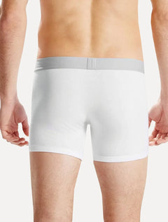 Cueca Levis Boxer Brief Gray Branca Pack 2UN