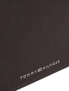 Carteira Tommy Hilfiger Masculina Couro Corporate Mini CC Marrom