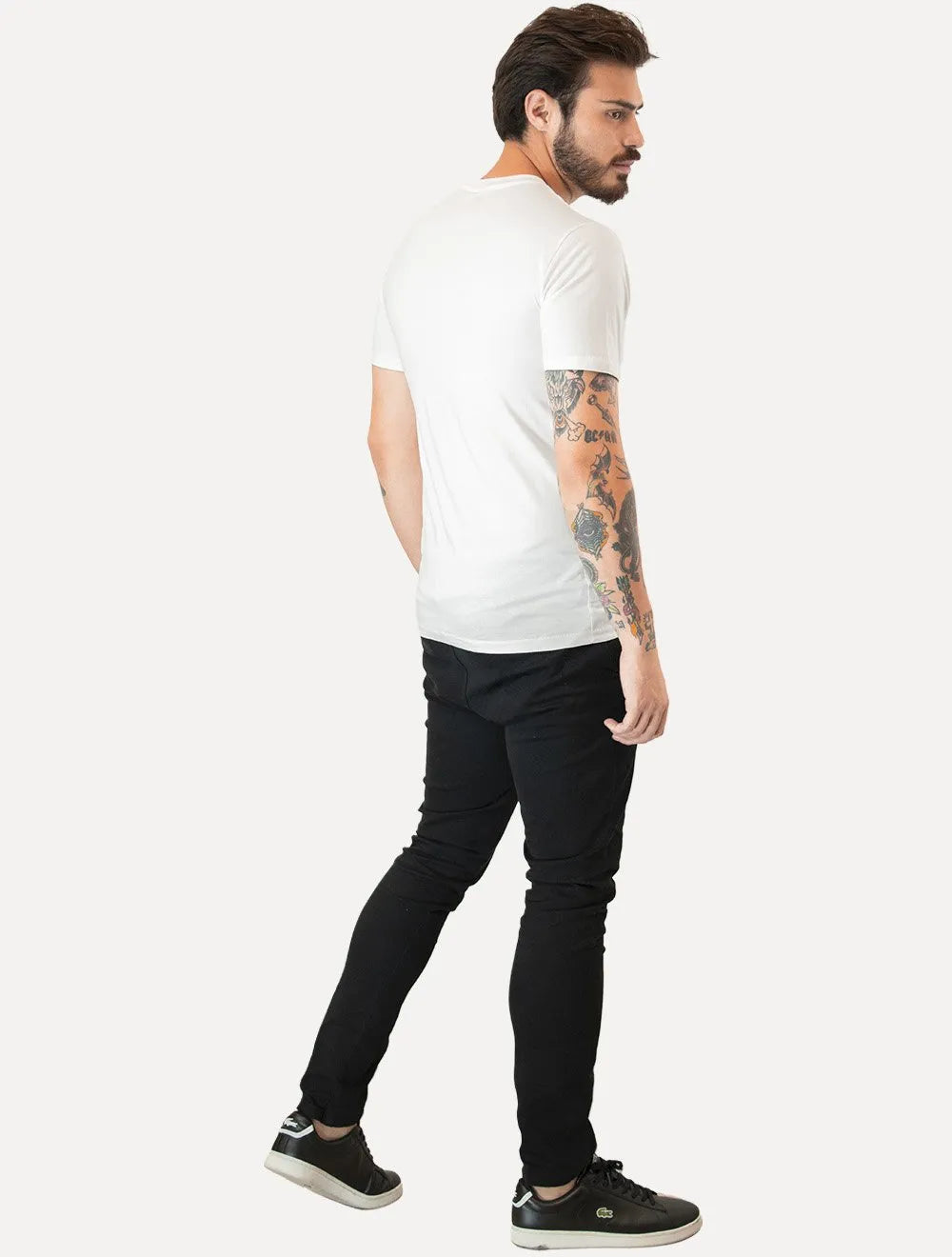 Camiseta Ralph Lauren Masculina Custom Slim Fit Branca