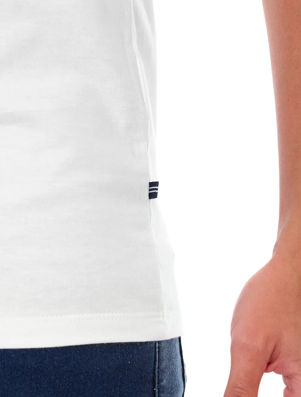 Camiseta Nautica Masculina Red Logo Graphic Branca