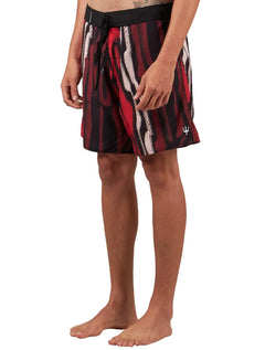 Bermuda Osklen Masculina D'Água Surf Red Smokes Preto Vermelha