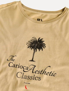 Camiseta Reserva Masculina The Carioca Asthetic Cáqui Claro