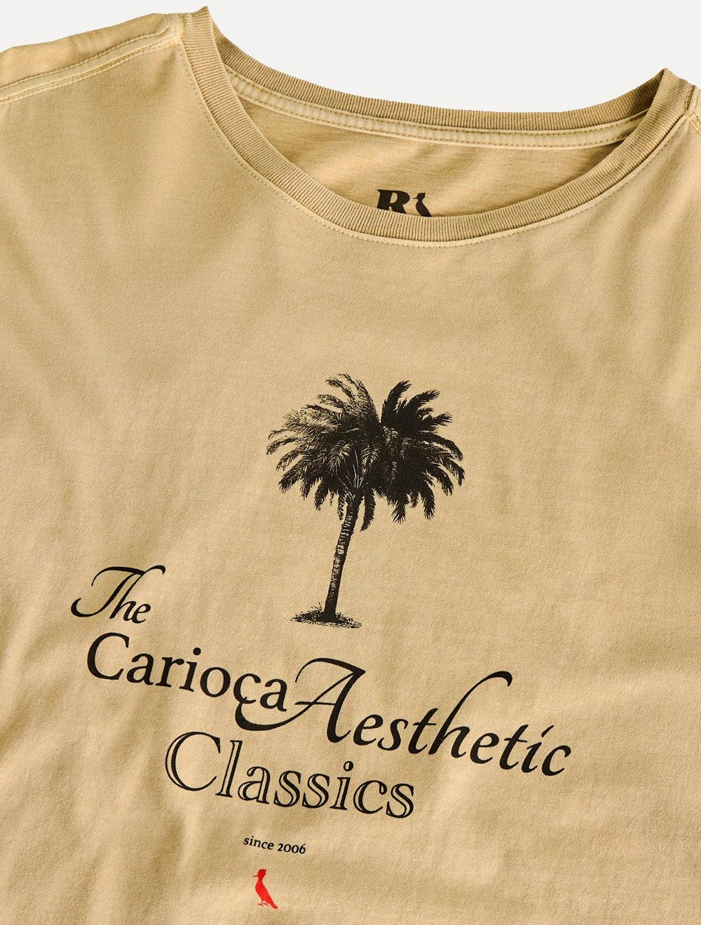 Camiseta Reserva Masculina The Carioca Asthetic Cáqui Claro