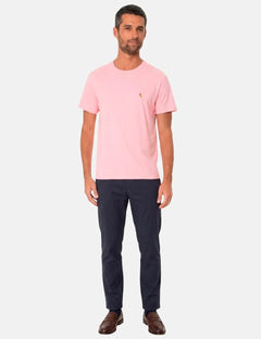 Camiseta Reserva Masculina Gradient Woodpecker Rosa Claro