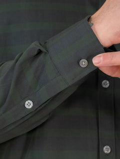 Camisa Original Penguin Masculina Regular Urban Listras Verde Escuro