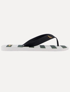 Chinelo Reserva Masculino Summer Stripes Branco/Preto