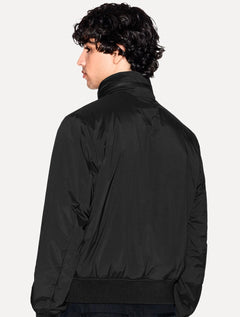 Jaqueta Armani Exchange Masculina Nylon Elástico Preta