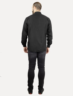 Camisa Dudalina Masculina Comfort Superfine Cotton Dark Logo Lisa Preta