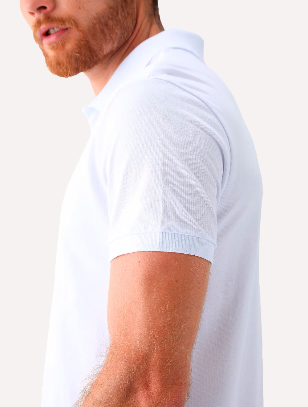 Polo Ellus Masculina Piquet Classic Easa Branca