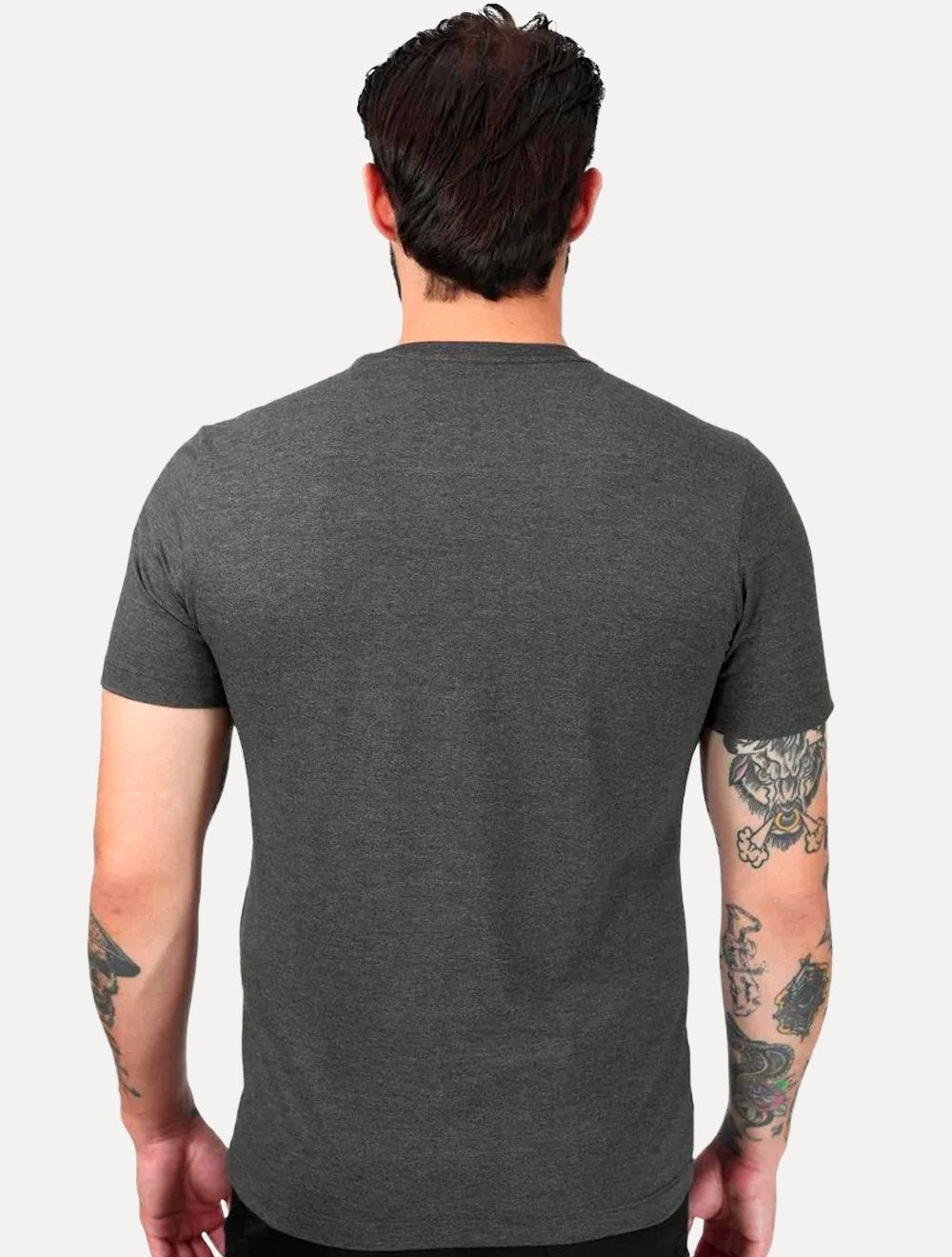 Camiseta Aramis Masculina Basic Lisa Dark Icon Cinza Mescla